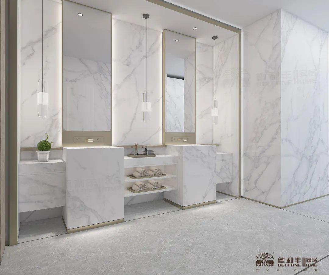 德利豐，＂浴＂見巖板之美 體驗不一樣的衛浴輕奢范兒