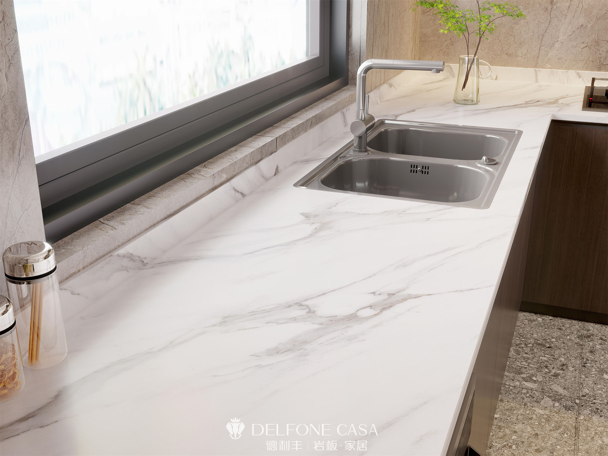 DELFONE案例分享 | MINI系列,打造輕奢格調的巖板家居(圖6) DELFONE案例分享 | MINI系列,打造輕奢格調的巖板家居(圖6)