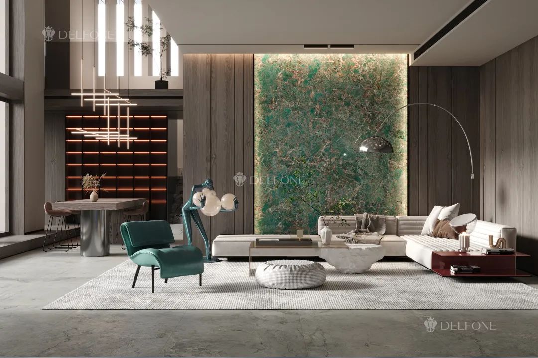 DELFONE家裝巖板 | 羅馬理石系列 “奧古斯”，演繹質感生活(圖10)