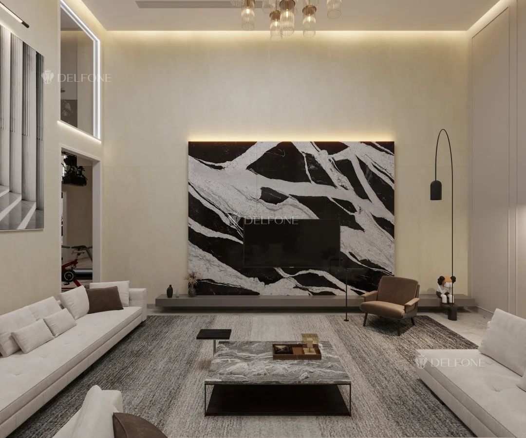 DELFONE家裝巖板 | 羅馬理石系列 “皇家西米”，讓家美出新高度