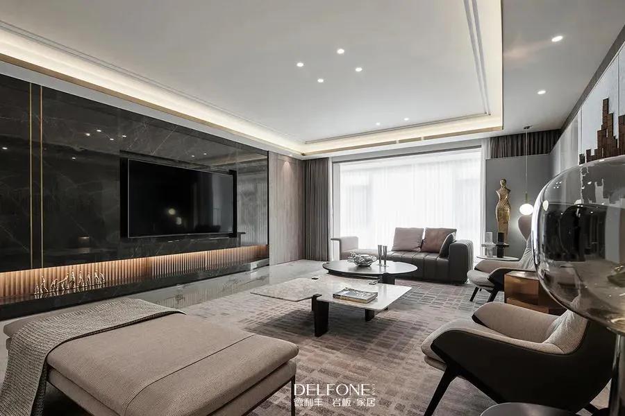DELFONE案例分享| 巖板成就輕奢優雅的高定家居！(圖2)
