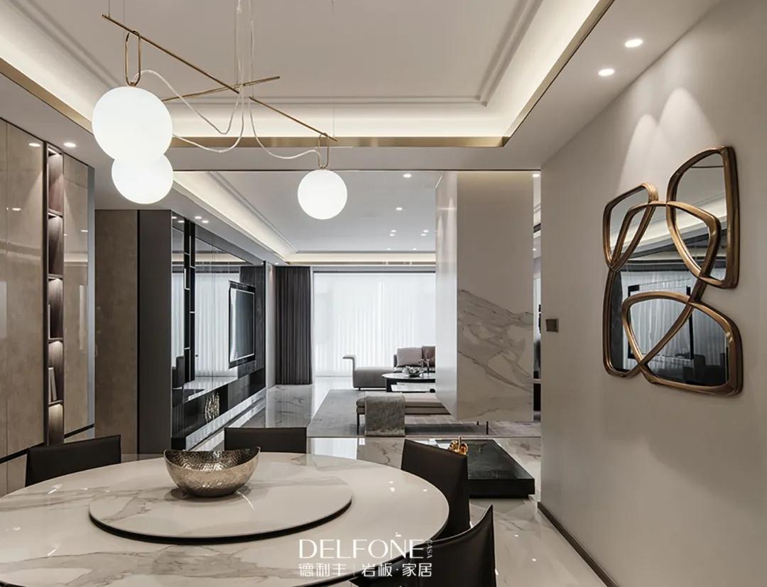 DELFONE案例分享| 巖板成就輕奢優雅的高定家居！(圖8)