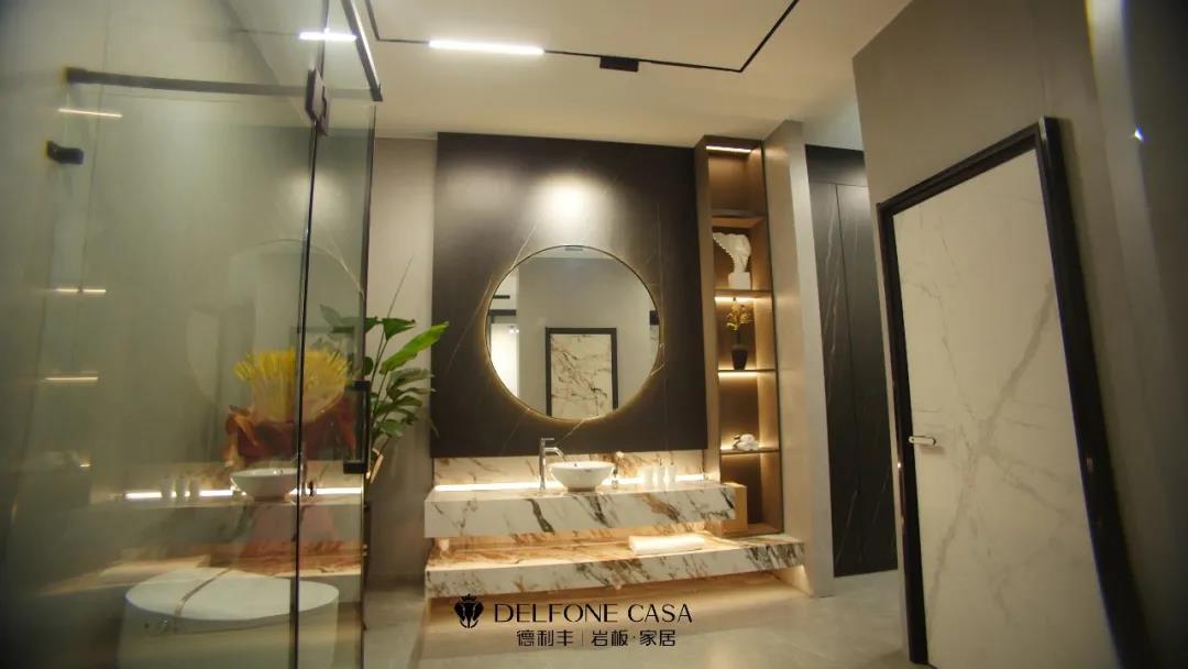 探店速遞 | 德利豐滕州巖板展館,呈現(xiàn)獨特空間美感