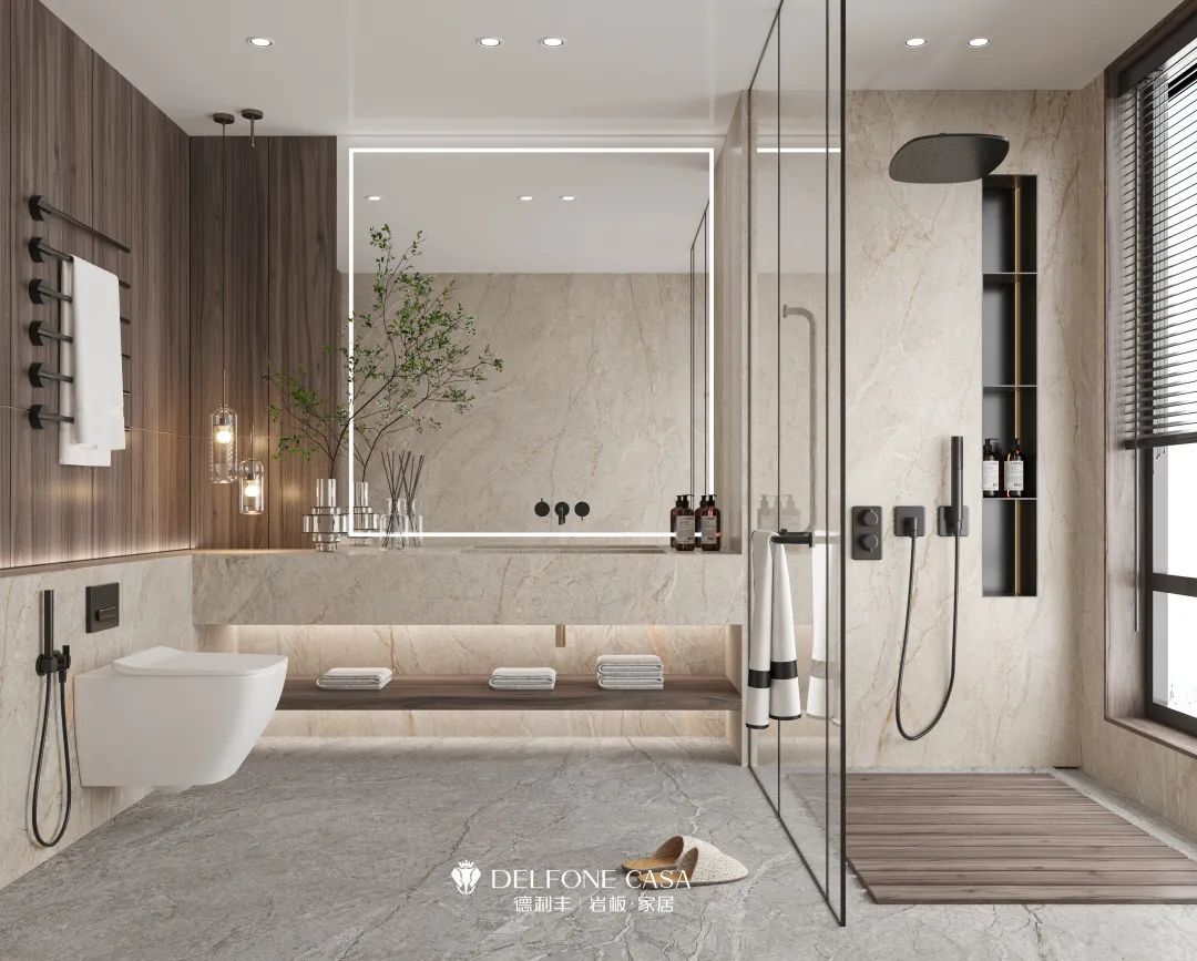 DELFONE新品 | 卡比亞金棕石、卡比亞石紋灰鑄就高端的質感居所(圖7)