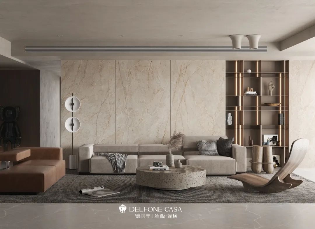 DELFONE新品 | 卡比亞金棕石、卡比亞石紋灰鑄就高端的質感居所(圖9)