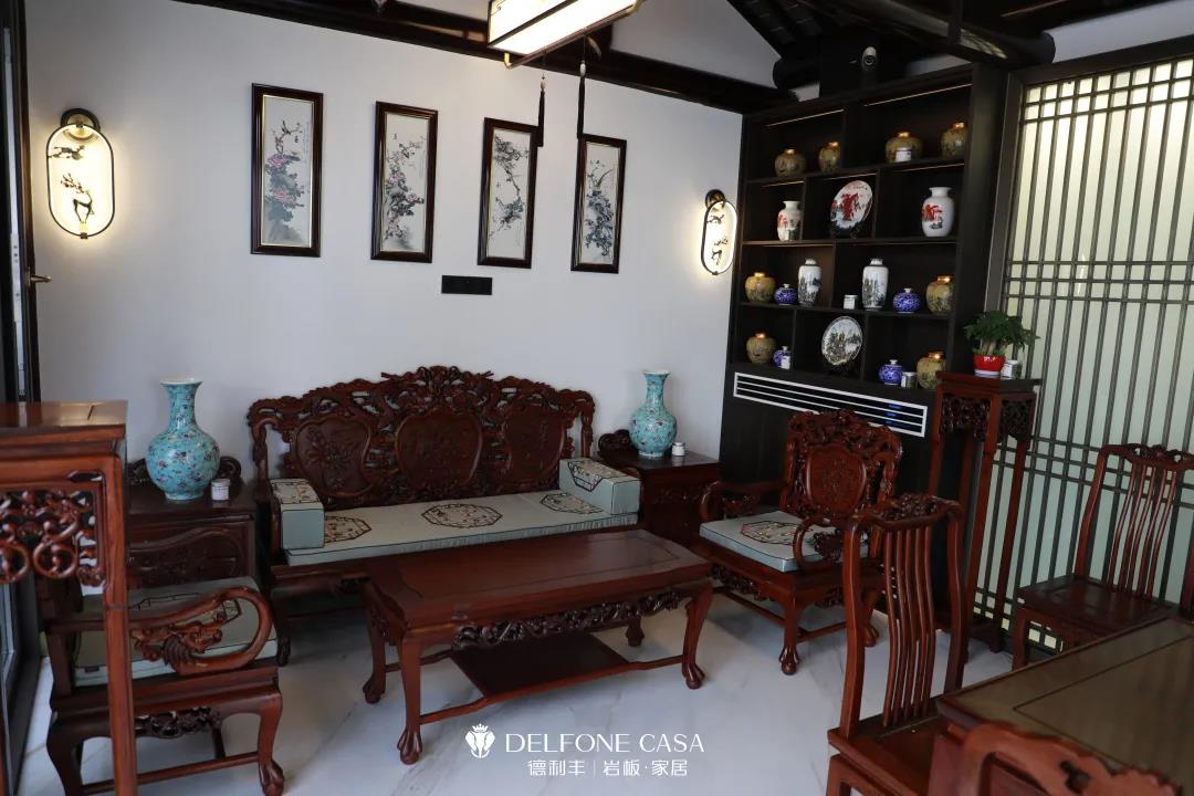 家裝案例 | 280㎡蘇州園林式巖板別墅,古典尊貴,古色古香(圖8) 家裝案例 | 280㎡蘇州園林式巖板別墅,古典尊貴,古色古香(圖8)