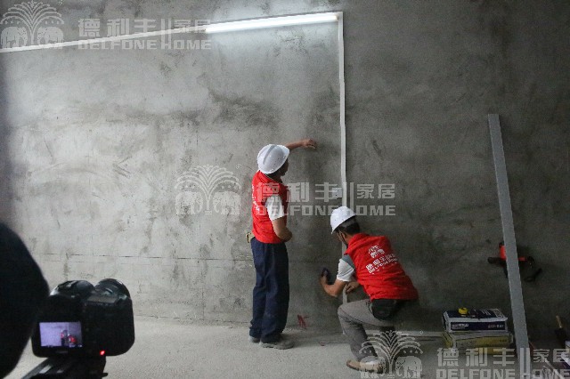 【揭秘】德利豐大巖板鋪貼視頻花絮，速速圍觀(圖8)