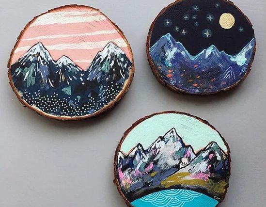 藏于木紋里的山川與湖泊(圖2) 藏于木紋里的山川與湖泊(圖2)