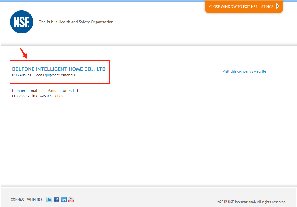NSF國際級權威認證 | 德利豐全系列產品榮膺“NSF食品設備認證”(圖3)