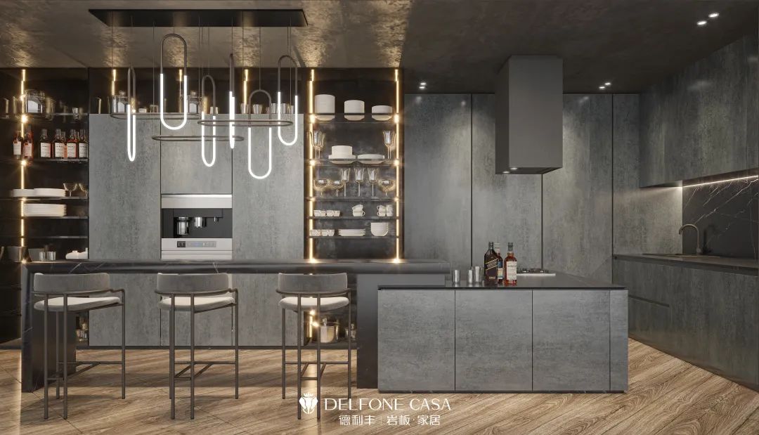 這樣有質(zhì)感的廚房空間，氛圍感爆棚!(圖5)