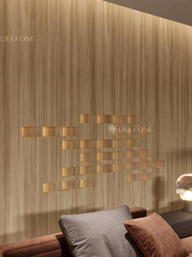 DELFONE家裝巖板 | 北美胡桃木、北美胡桃木棕,攜木之美打造夢(mèng)中情家(圖3) 圖片