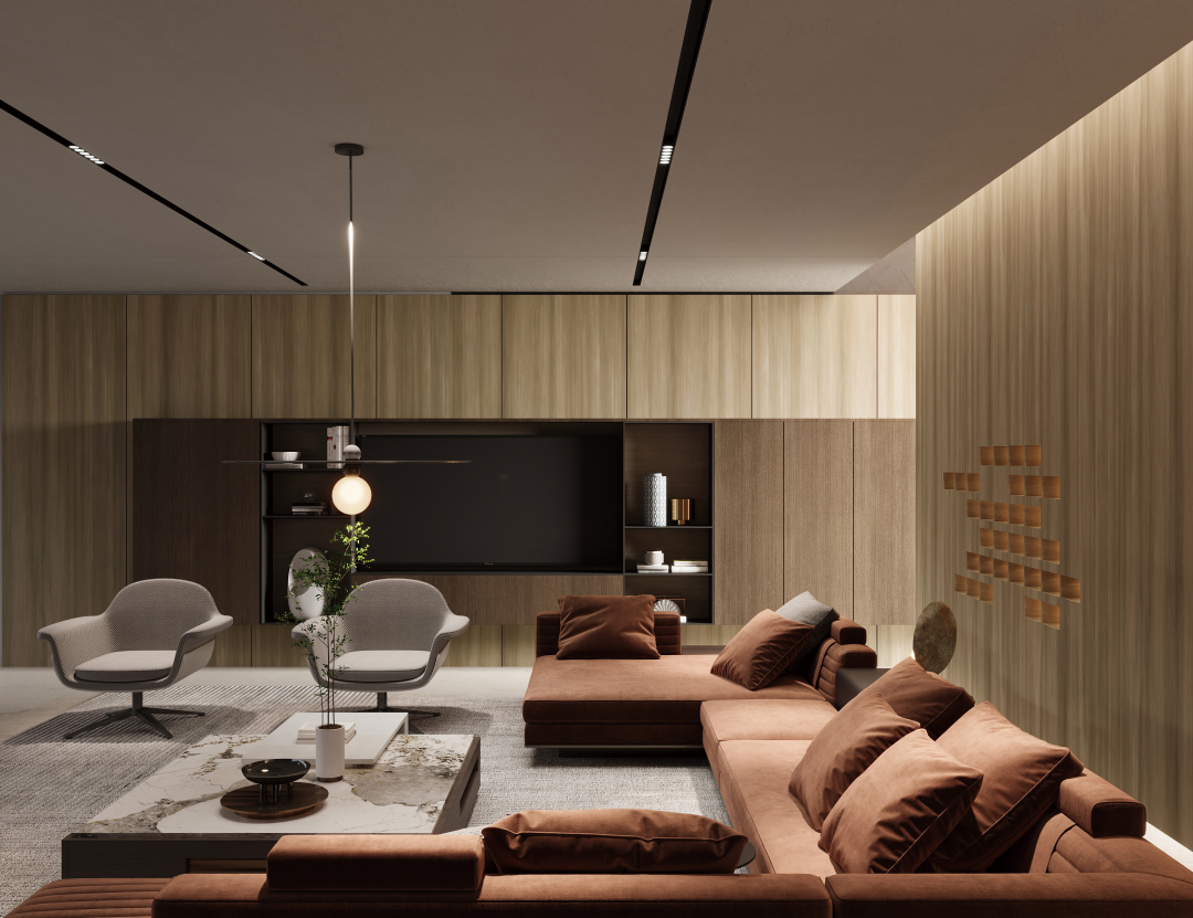 DELFONE家裝巖板 | 北美胡桃木、北美胡桃木棕,攜木之美打造夢(mèng)中情家(圖8) 圖片