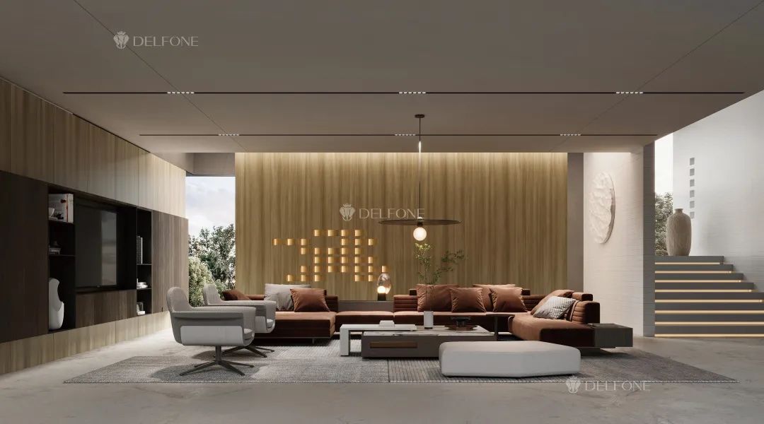 DELFONE家裝巖板 | 北美胡桃木、北美胡桃木棕,攜木之美打造夢(mèng)中情家(圖7) 圖片