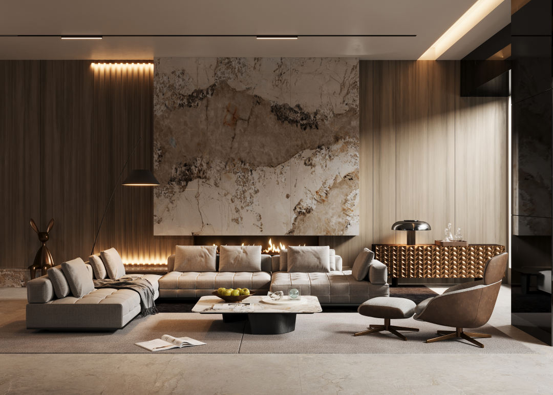 DELFONE家裝巖板 | 北美胡桃木、北美胡桃木棕,攜木之美打造夢(mèng)中情家(圖9) 圖片