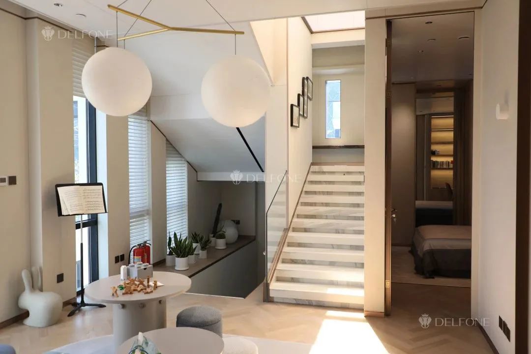 DELFONE案例分享 | 420㎡現(xiàn)代輕奢,全巖空間悅享高階質(zhì)感生活(圖19) 圖片