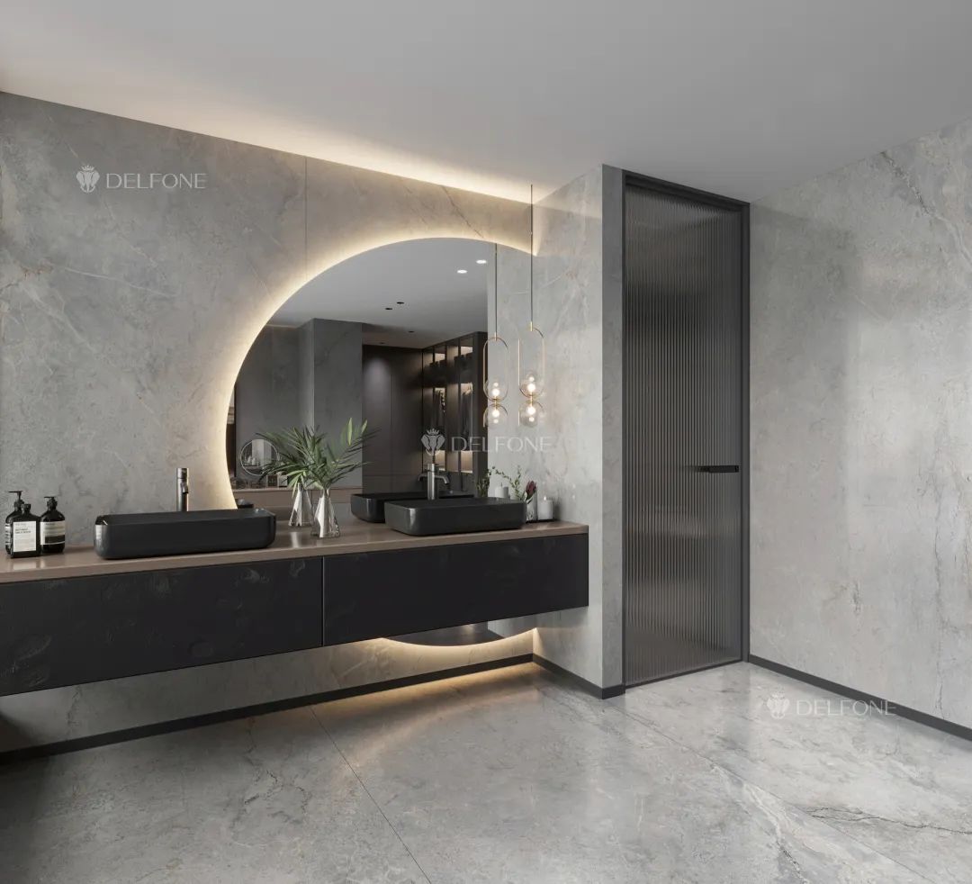 DELFONE家裝巖板 | 衛(wèi)浴空間這么設(shè)計(jì),成就至美(圖9) 圖片