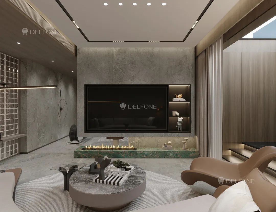 客廳背景墻這樣設(shè)計(jì),很nice!(圖5) 圖片