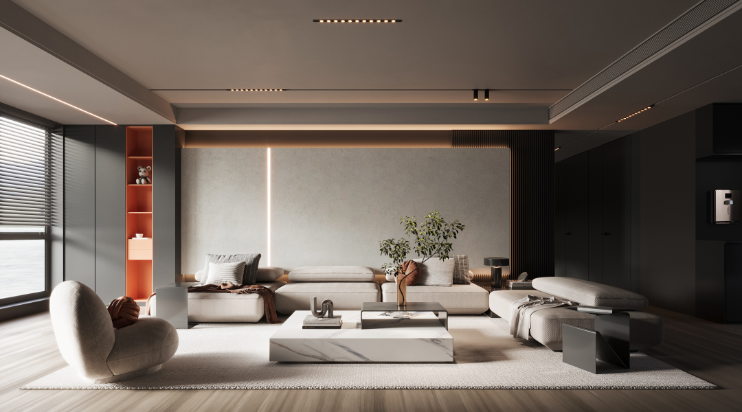 客廳背景墻這樣設(shè)計(jì),很nice!(圖9) 圖片