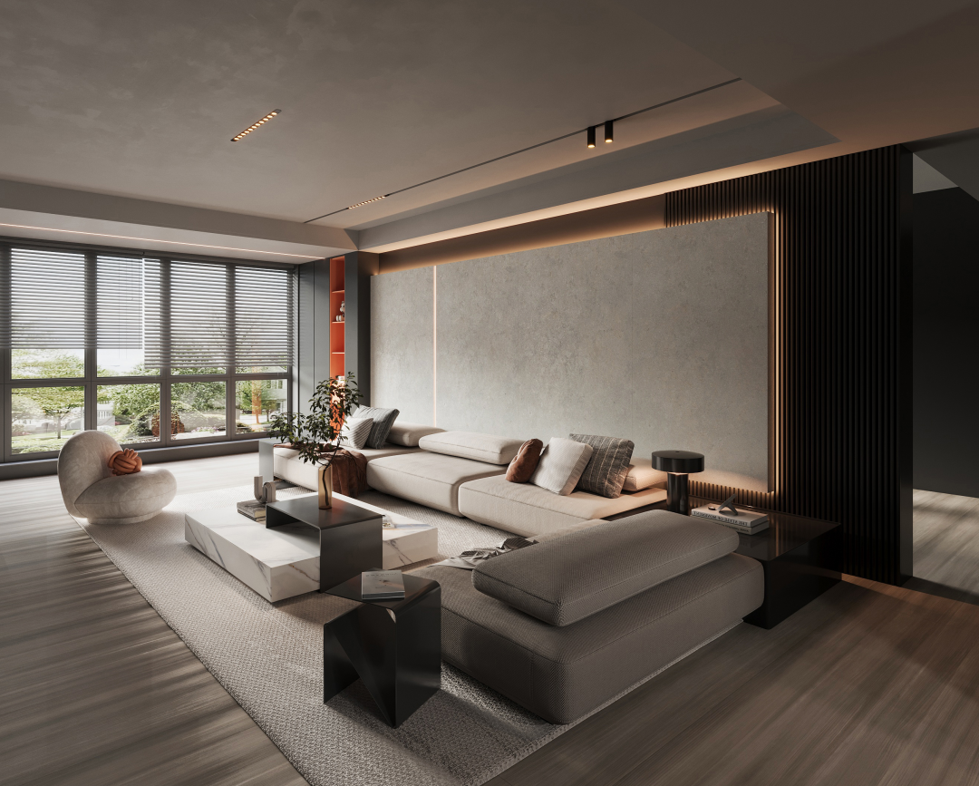 客廳背景墻這樣設(shè)計(jì),很nice!(圖10) 圖片