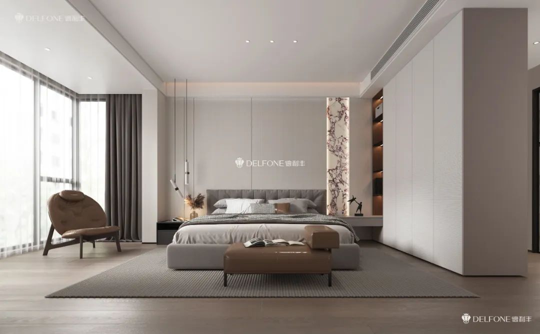 DELFONE案例分享 | 現代輕奢三層疊墅,巖筑詩意生活(圖4) 圖片