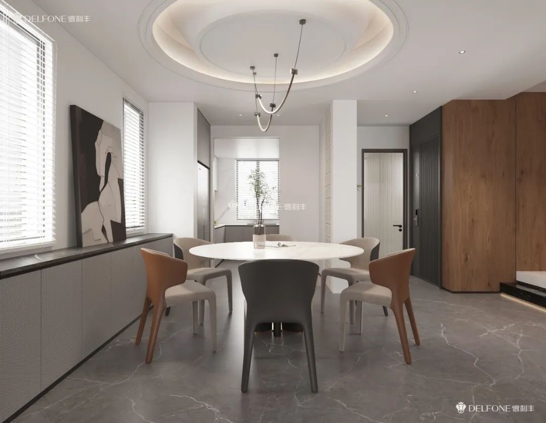 DELFONE案例分享 | 現代輕奢三層疊墅,巖筑詩意生活(圖11) 圖片