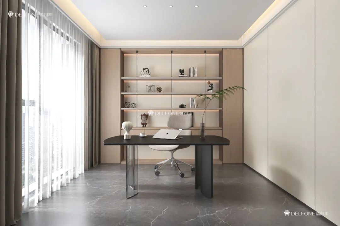 DELFONE案例分享 | 現代輕奢三層疊墅,巖筑詩意生活(圖19) 圖片