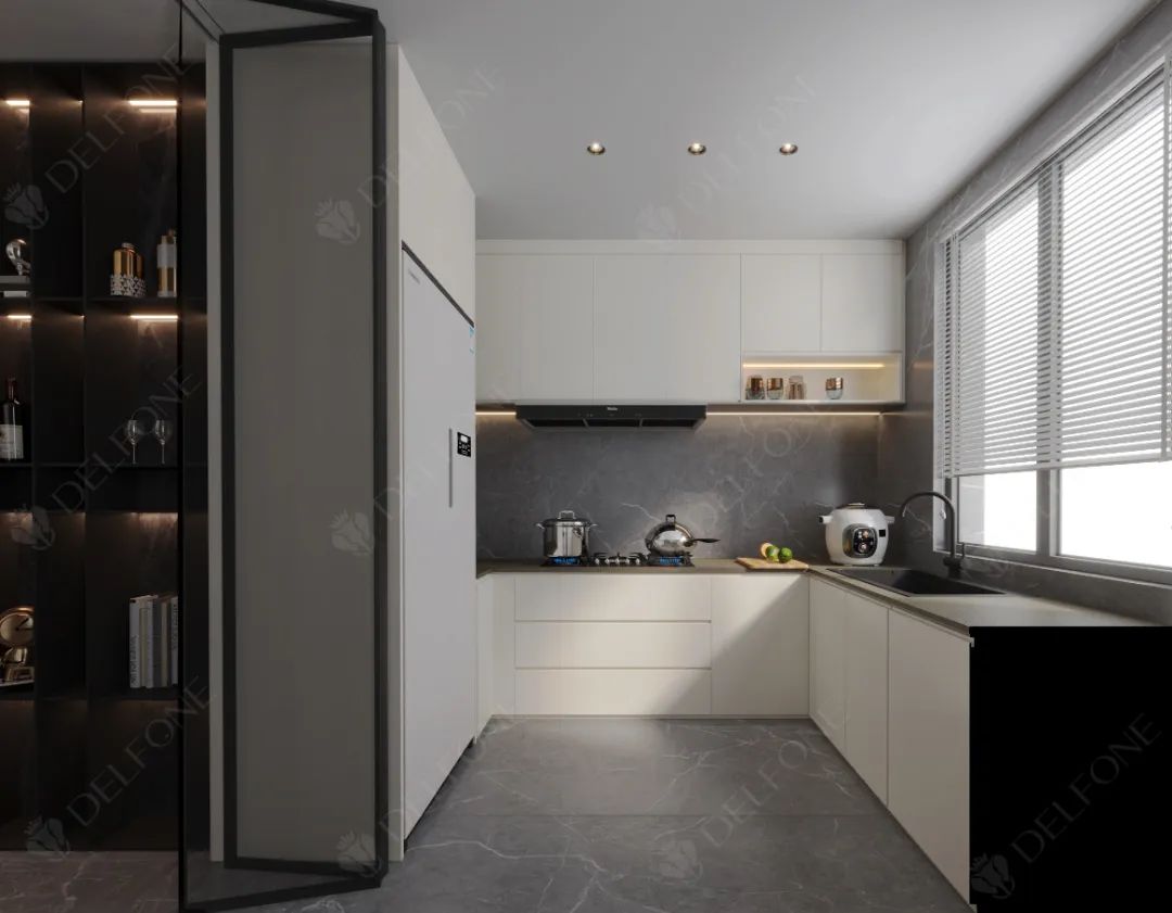 DELFONE案例分享 | 150㎡輕奢風(fēng)二層住宅,巖造向往的生活(圖6) 圖片