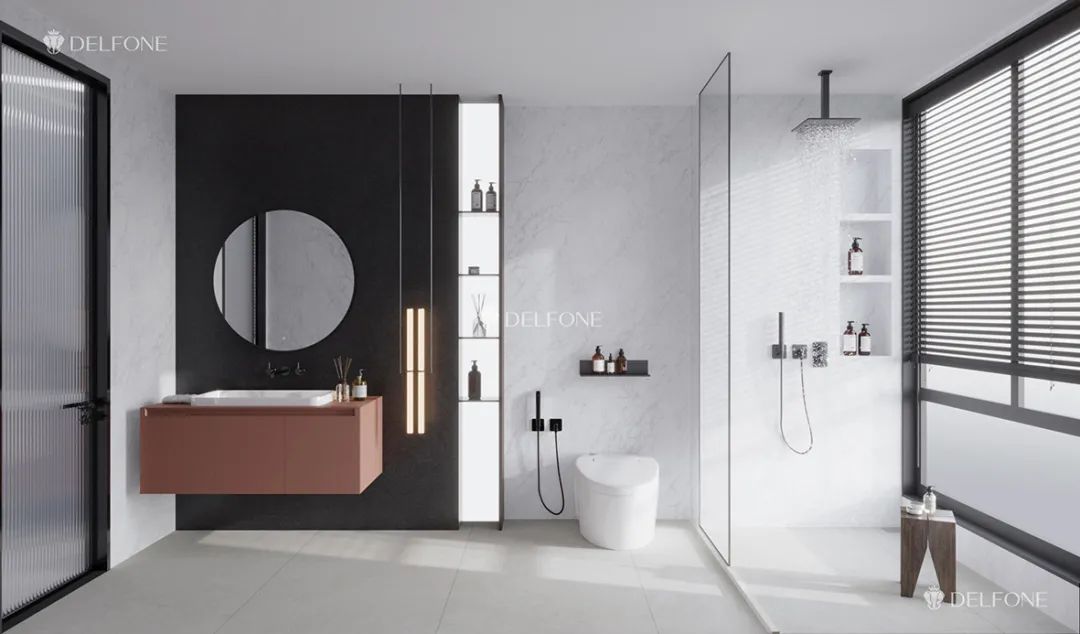 DELFONE案例分享 | 163㎡現代極簡風,巖繹不一樣的美(圖11) 圖片