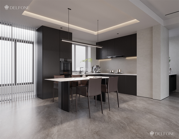 DELFONE案例分享 | 163㎡現代極簡風,巖繹不一樣的美(圖7) 圖片