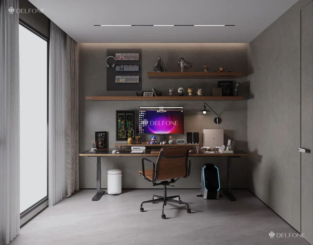 DELFONE案例分享 | 163㎡現代極簡風,巖繹不一樣的美(圖10) 圖片