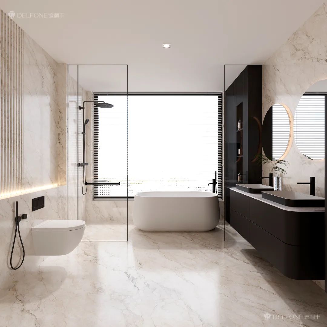 DELFONE案例分享 | 奶油風大平層,【煙雨灰】讓每1㎡都充滿松弛感(圖9) DELFONE案例分享 | 奶油風大平層,【煙雨灰】讓每1㎡都充滿松弛感(圖9)