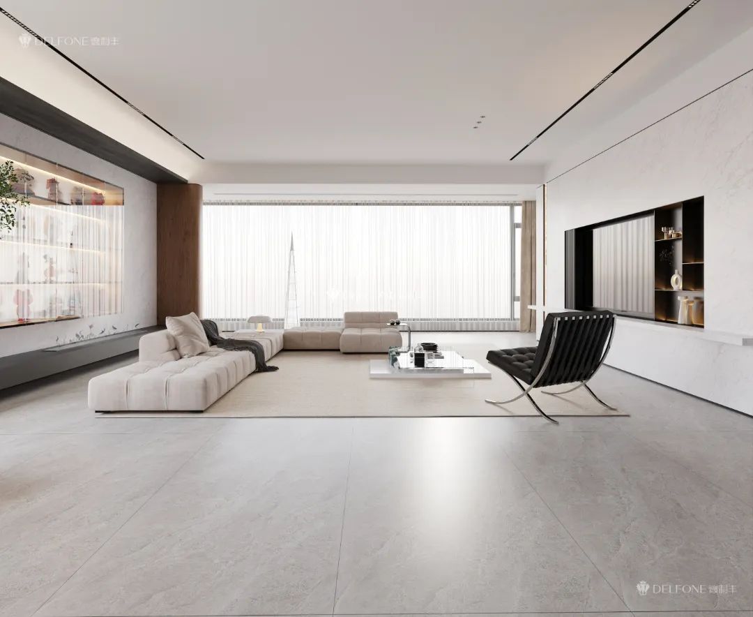 DELFONE案例分享 | 161㎡現(xiàn)代風(fēng)格大平層，簡(jiǎn)約生活美學(xué)(圖2)