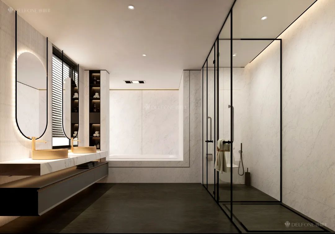 DELFONE案例分享 | 161㎡現(xiàn)代風(fēng)格大平層，簡(jiǎn)約生活美學(xué)(圖8)