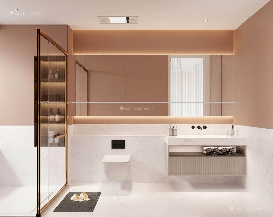 DELFONE案例分享 | 161㎡現(xiàn)代風(fēng)格大平層，簡(jiǎn)約生活美學(xué)(圖9)