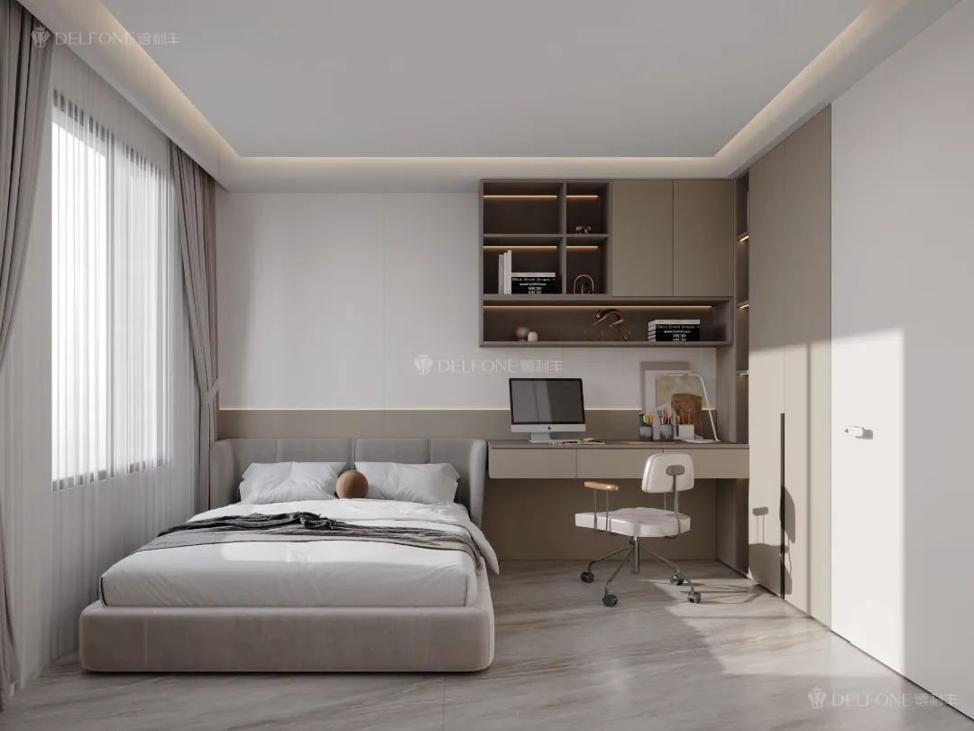 DELFONE案例分享 | 246㎡現(xiàn)代輕奢大平層,巖美生活心之所向(圖12) DELFONE案例分享 | 246㎡現(xiàn)代輕奢大平層,巖美生活心之所向(圖12)