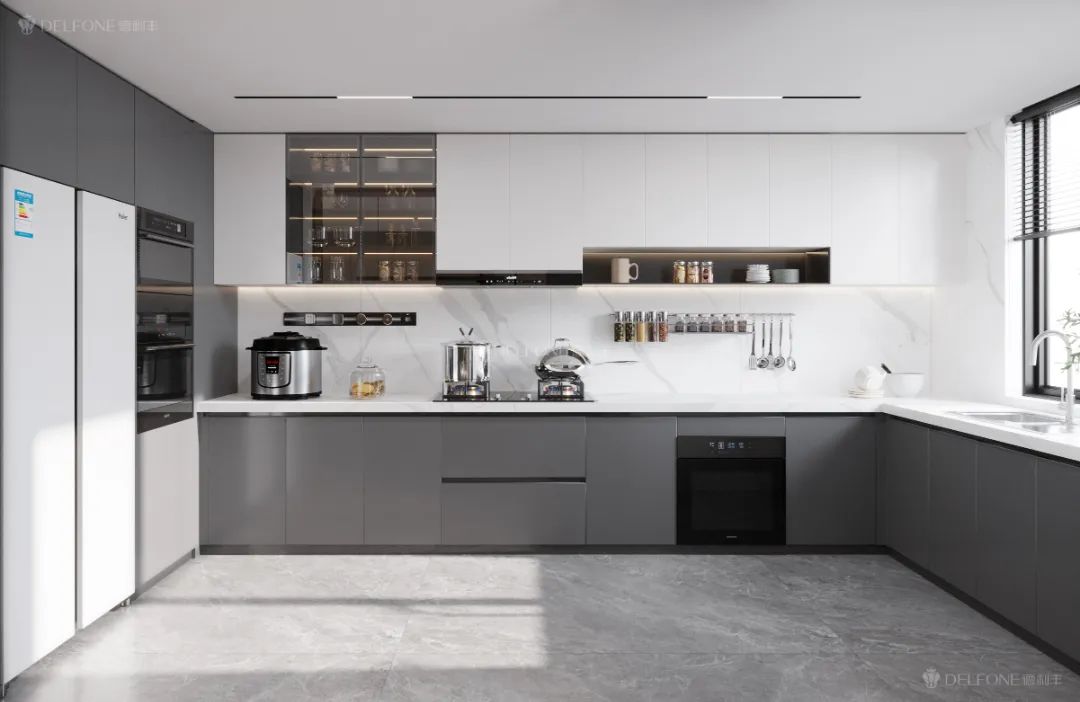 DELFONE案例分享 | 246㎡現(xiàn)代輕奢大平層,巖美生活心之所向(圖8) DELFONE案例分享 | 246㎡現(xiàn)代輕奢大平層,巖美生活心之所向(圖8)