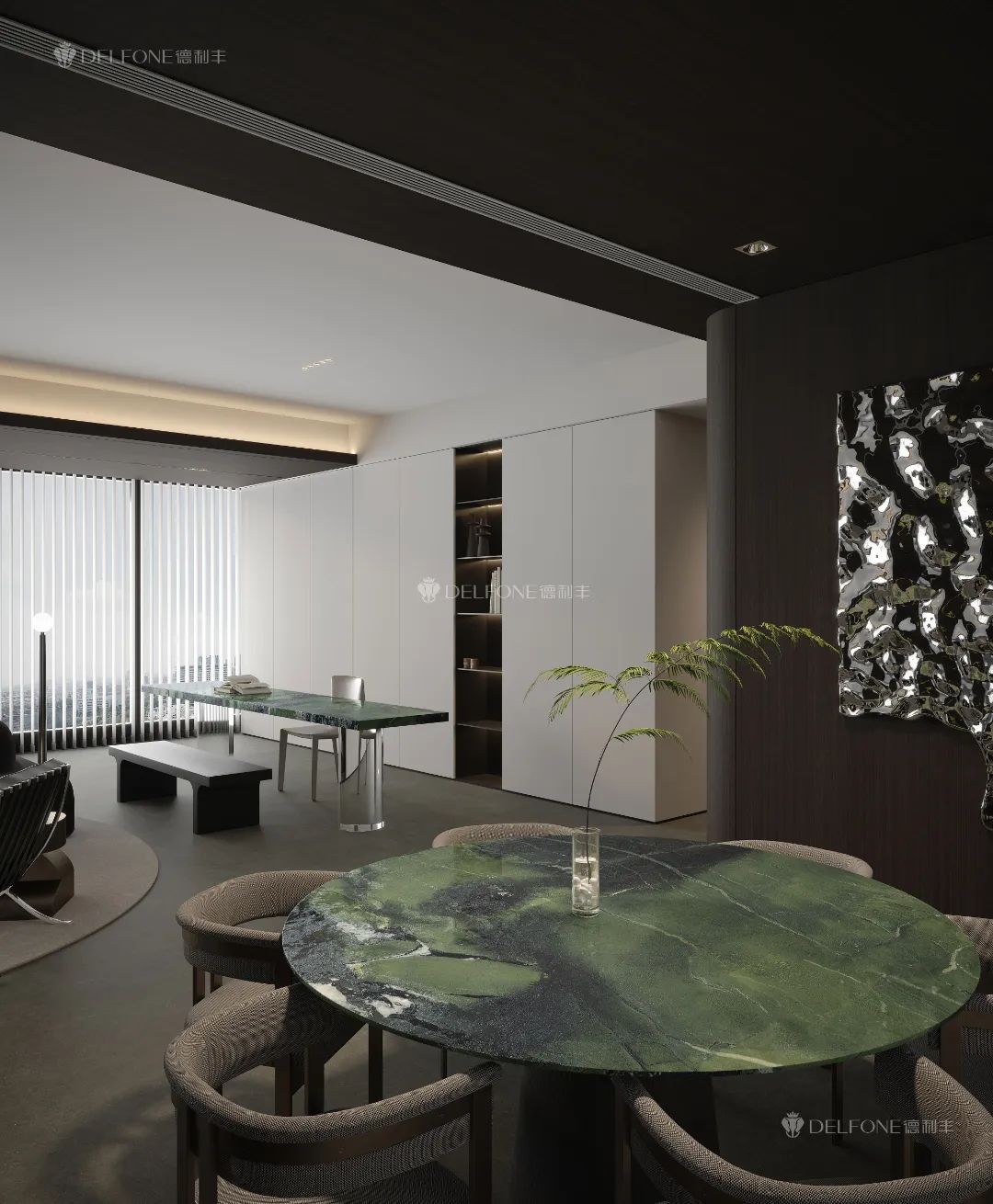 DELFONE新品 | 數(shù)碼玲瓏石·牛油果綠,油畫般質(zhì)感賦予空間藝術(shù)生命力(圖15) DELFONE新品 | 數(shù)碼玲瓏石·牛油果綠,油畫般質(zhì)感賦予空間藝術(shù)生命力(圖15)