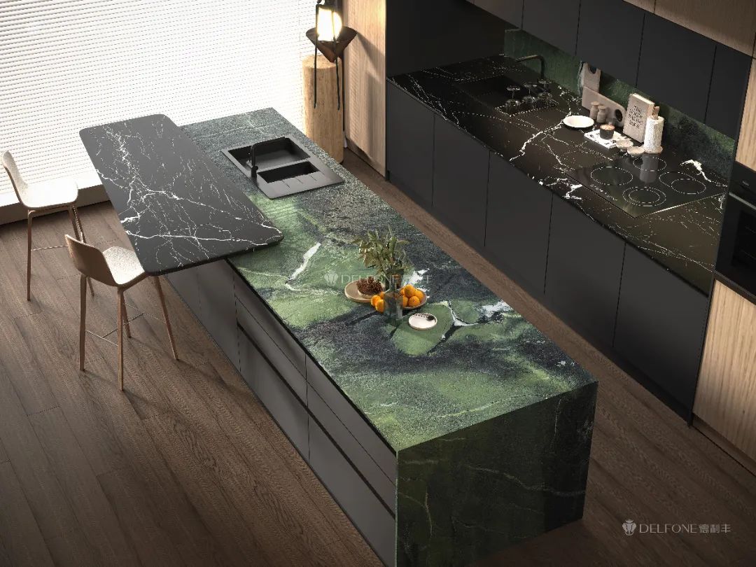 DELFONE新品 | 數(shù)碼玲瓏石·牛油果綠,油畫般質(zhì)感賦予空間藝術(shù)生命力(圖17) DELFONE新品 | 數(shù)碼玲瓏石·牛油果綠,油畫般質(zhì)感賦予空間藝術(shù)生命力(圖17)